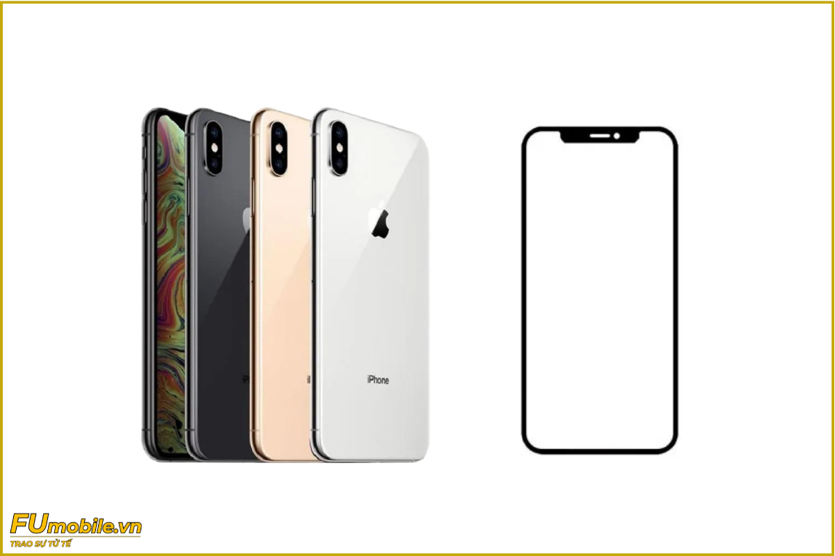 Ép kính iPhone XS Max zin đẹp, lấy ngay