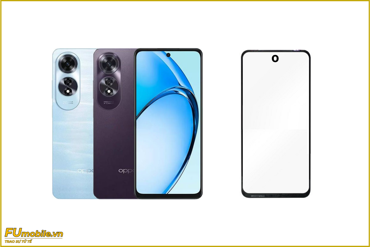 Ép kính OPPO A60 chuẩn đẹp, giá rẻ