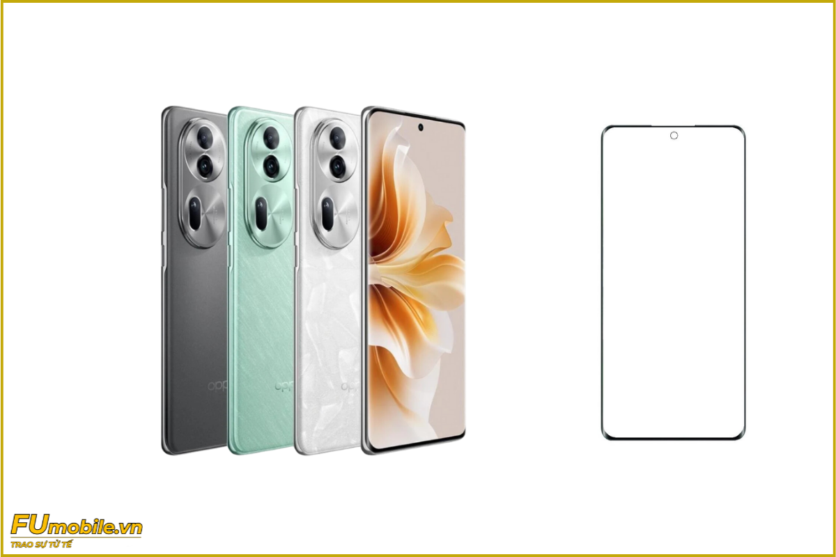 Ép kính OPPO Reno11 Pro 5G zin đẹp, giá rẻ