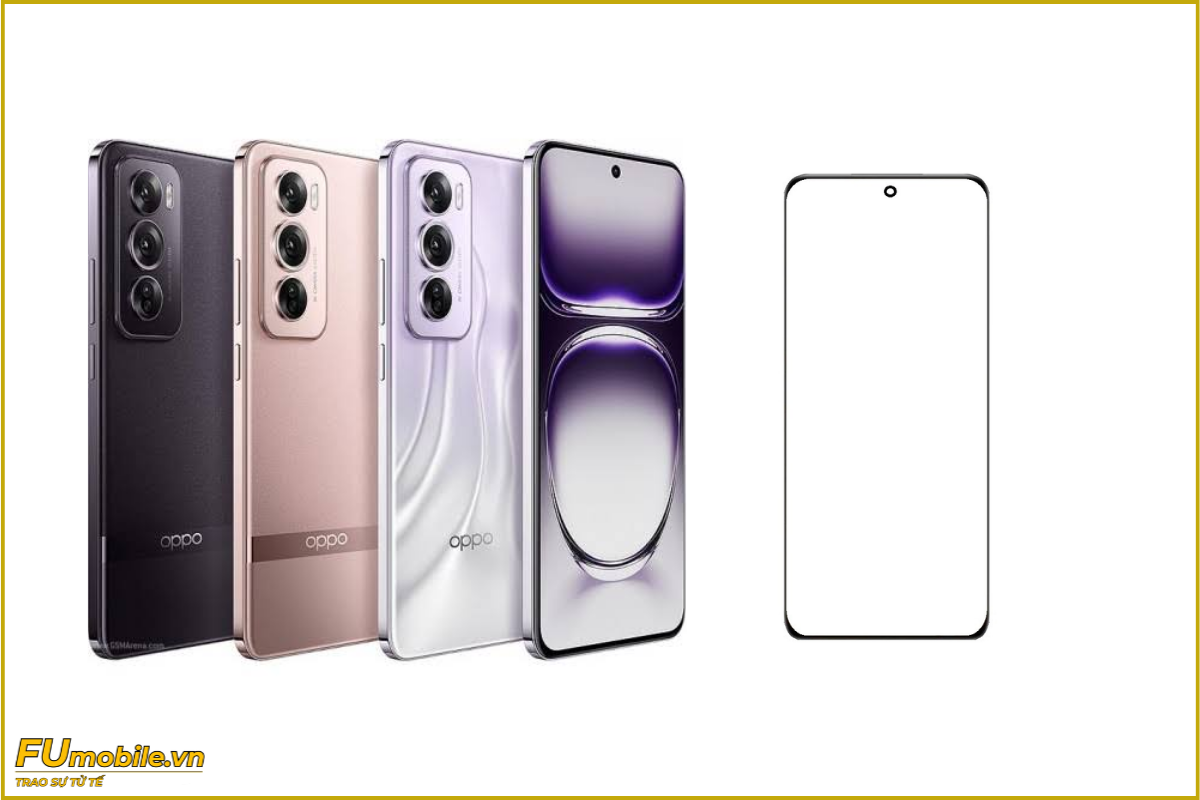 Ép kính OPPO Reno12 Pro chuyên nghiệp, lấy ngay