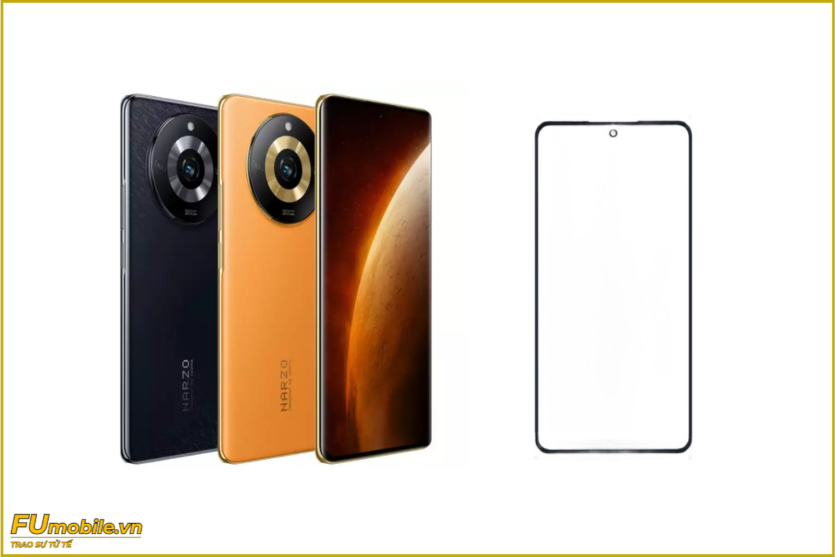 Ép kính Realme Narzo 60 Pro zin đẹp, lấy ngay