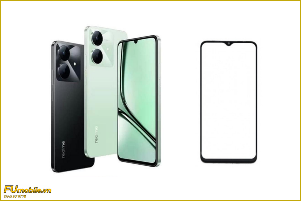 Ép kính Realme Note 60X chuyên nghiệp, lấy ngay