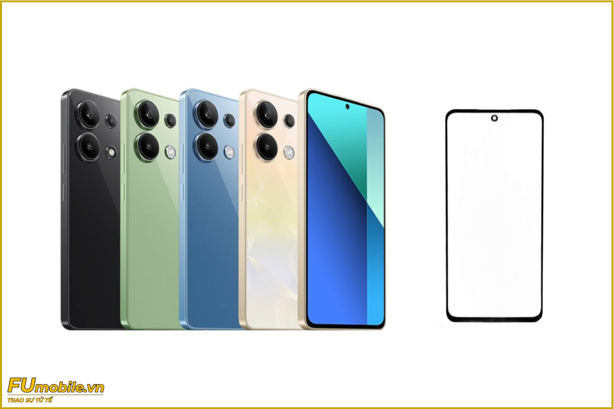 Ép kính Redmi Note 13 chuẩn đẹp, giá rẻ