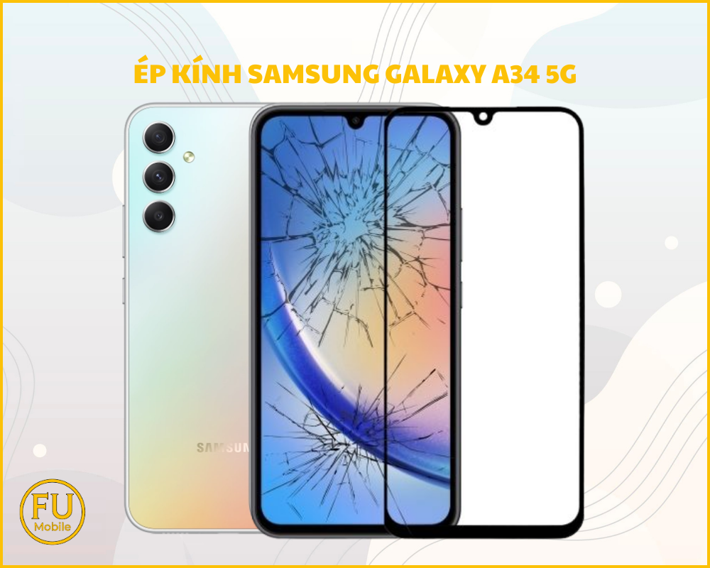 Ép kính Samsung Galaxy A34 5G