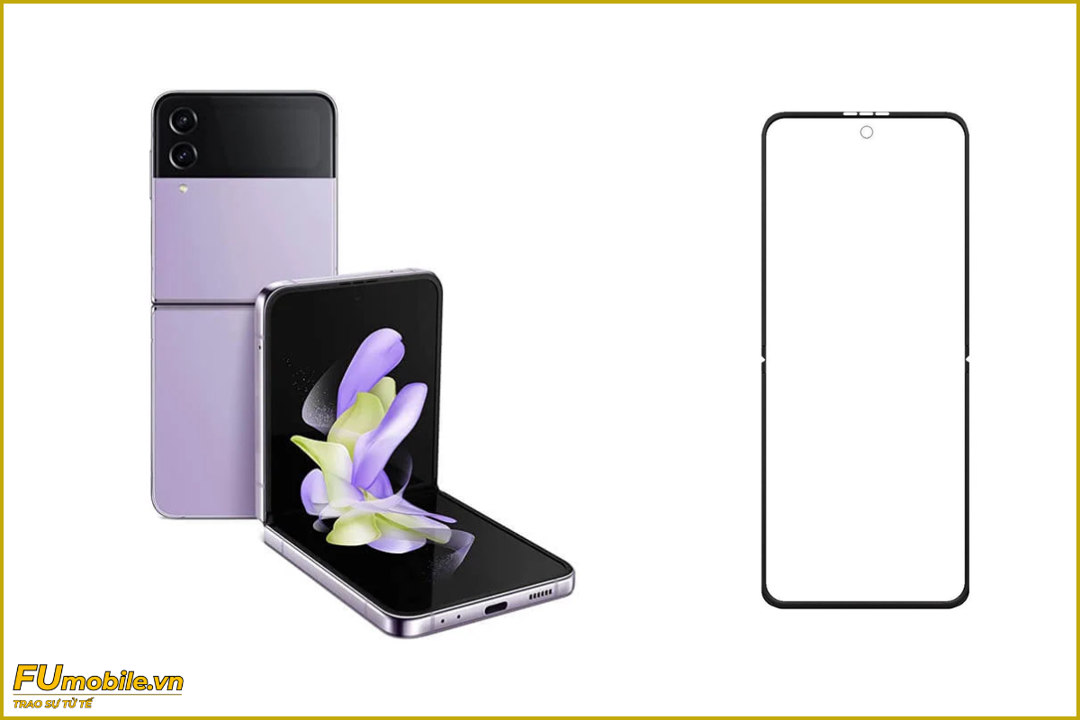 Ép kính Samsung Galaxy Z Flip 4 chuyên nghiệp, giá rẻ