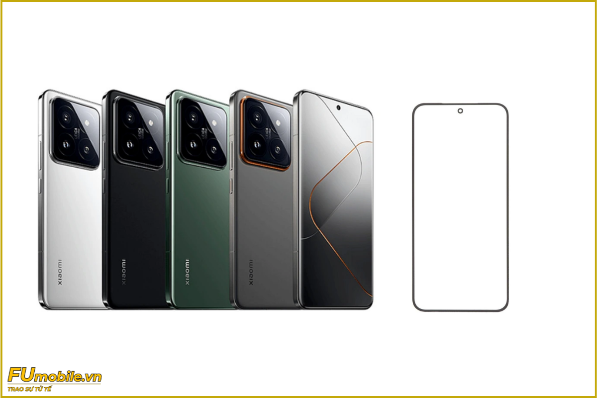 Ép kính Xiaomi 14 Pro zin đẹp, giá rẻ