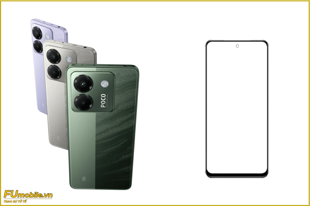 Ép kính Xiaomi POCO M7 Pro 5G chuẩn đẹp, lấy ngay