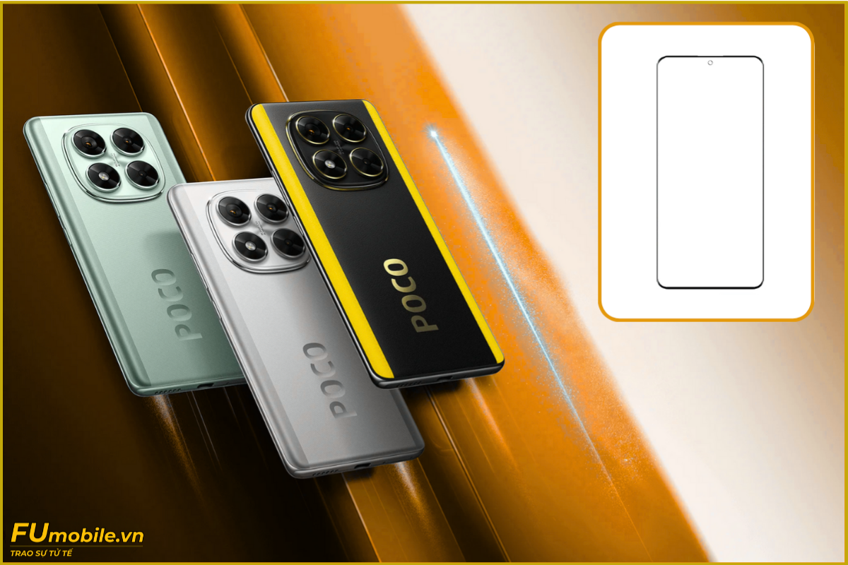 Ép kính Xiaomi POCO X7 chuẩn đẹp, lấy ngay