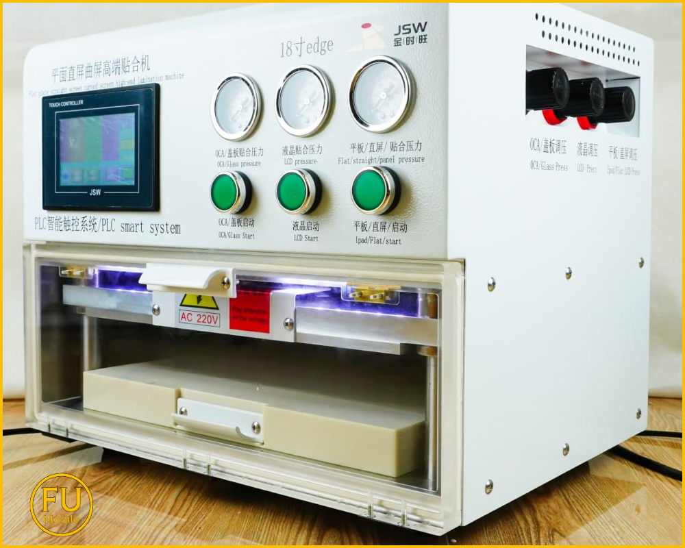 Máy ép kính điện thoại