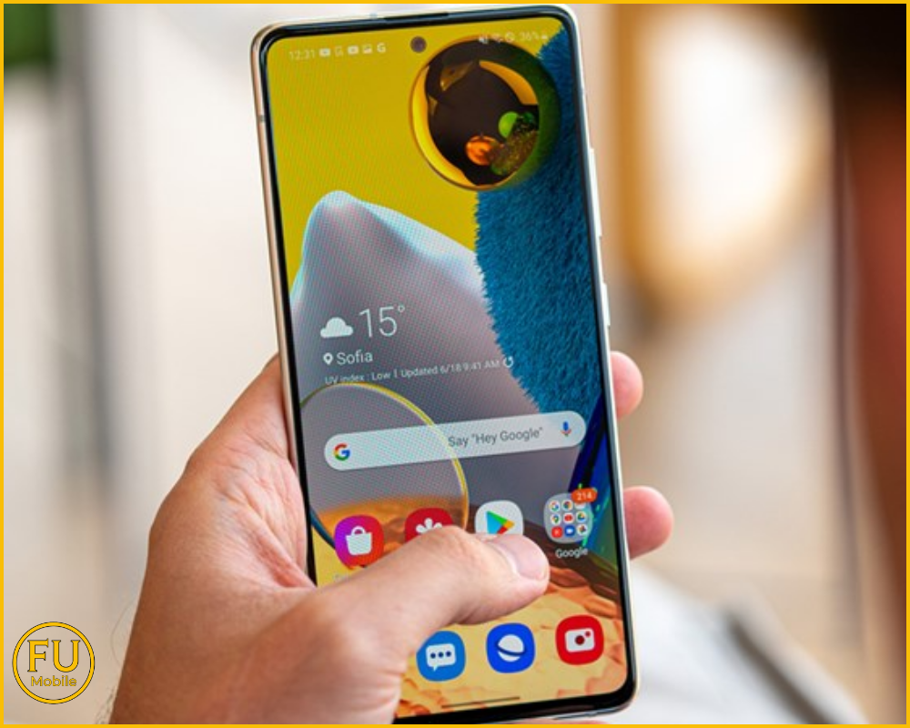 Bạn hãy nhấn và giữ một ứng dụng bất kỳ trên màn hình chính di chuyển để kiểm tra độ nhạy