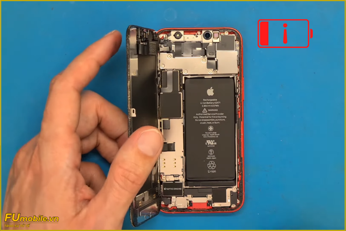 iPhone 12 mini pin chai, dung lượng dưới 70%