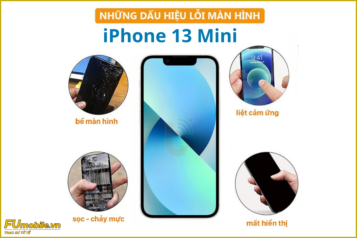 iPhone 13 Mini và các lỗi màn hình thường gặp