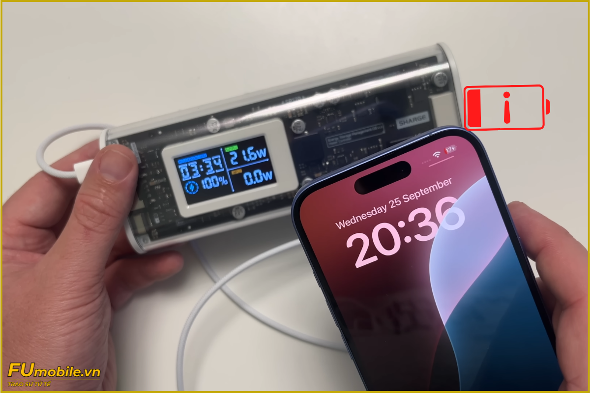 iPhone 16 Pro Max pin chai sạc lâu đầy