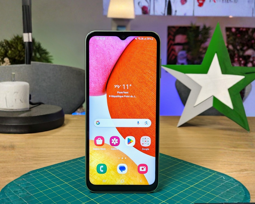 Màn hình A14 sau khi ép kính vẫn giữ nguyên như màn hình zin gốc