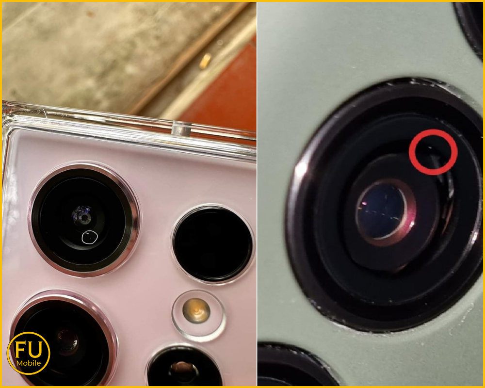 Kiểm tra bụi bẩn lọt vào camera trước