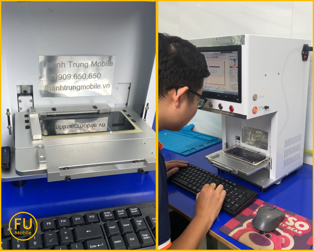 Máy ép kính hiện đại tại FUmobile