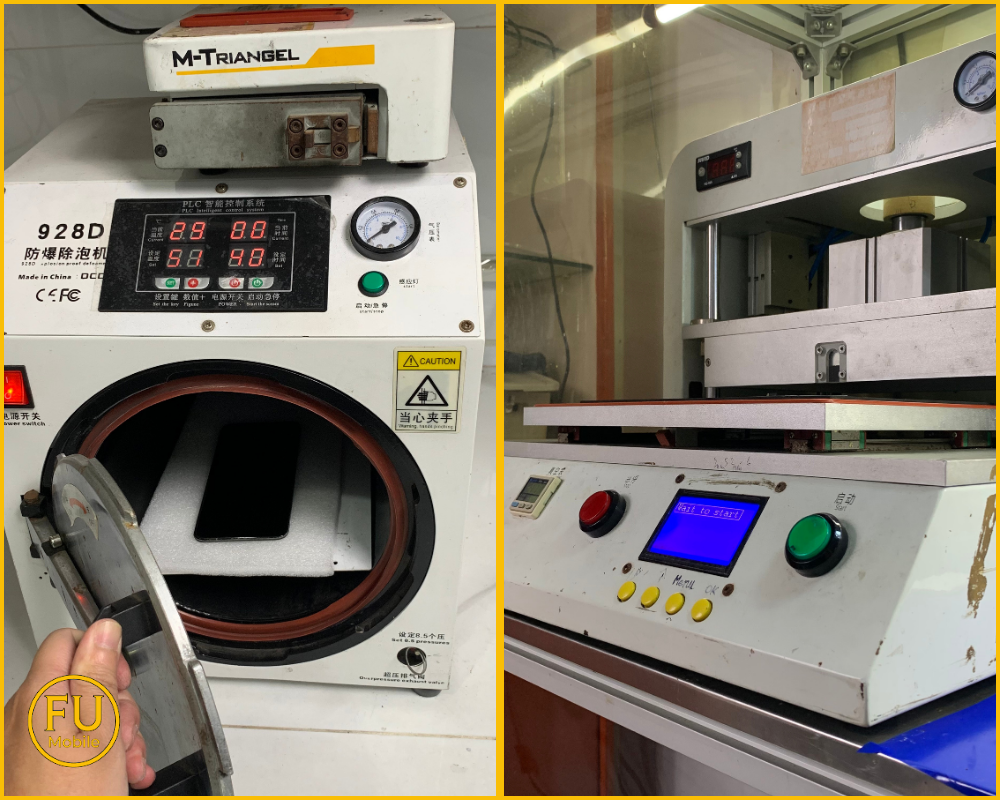 Các máy ép kính điện thoại tại FUmobile