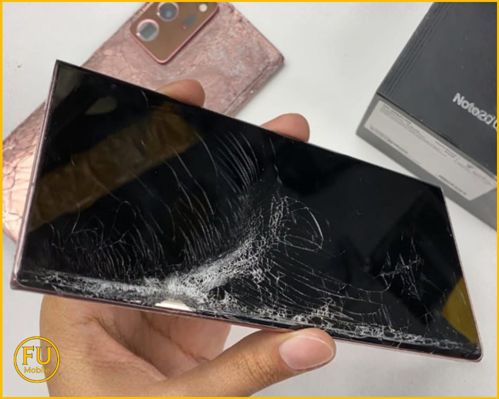 Màn hình Samsung Note 20 Ultra bị vỡ kính
