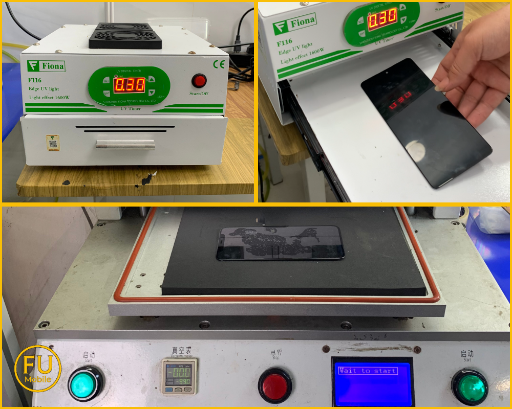 Công nghệ ép kính chân không hiện đại OCA tại FUmobile