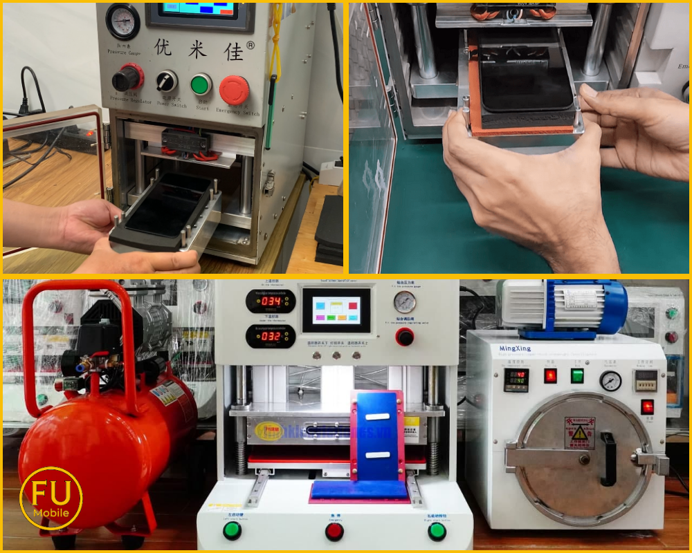 Máy ép kính điện thoại chuyên dụng