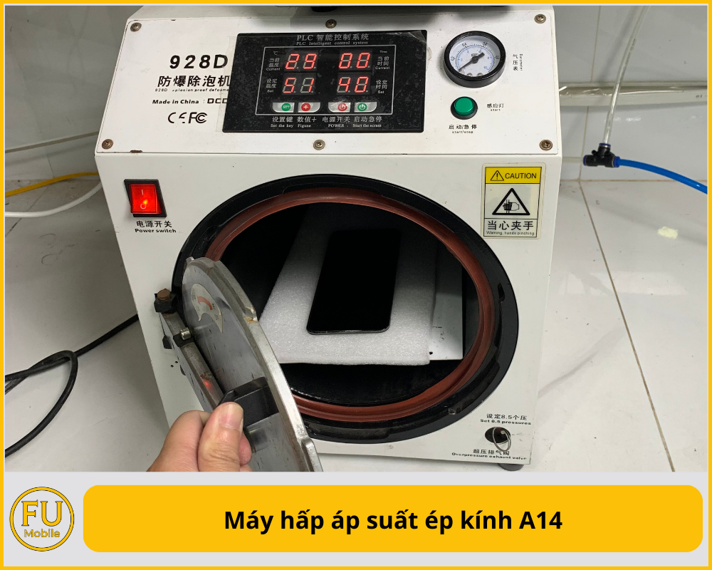 Máy hấp áp suất ép kính A14