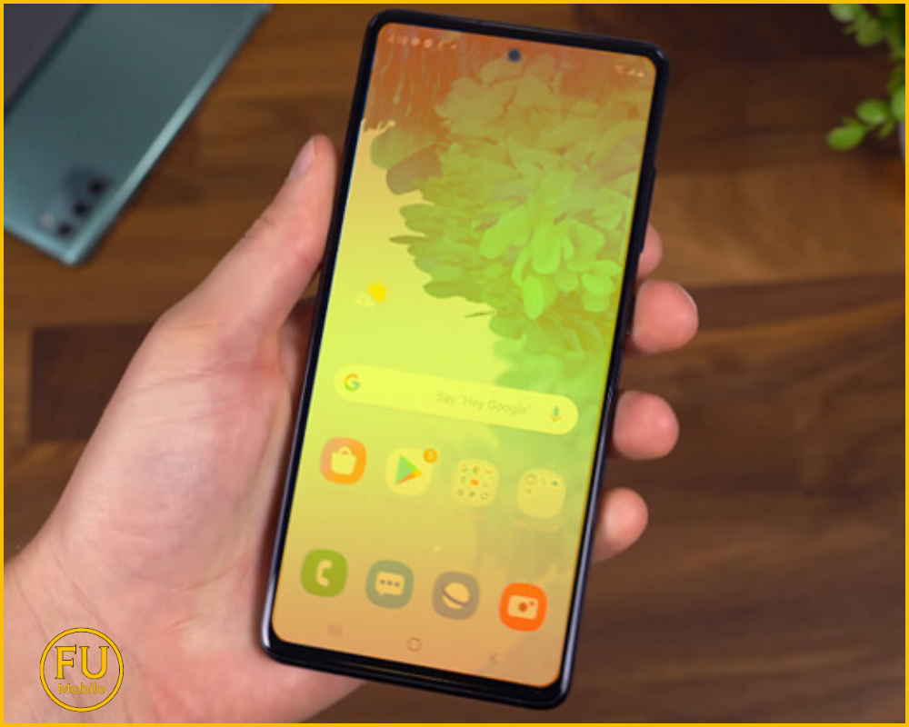 Màn hình S20 FE bị ám màu vàng