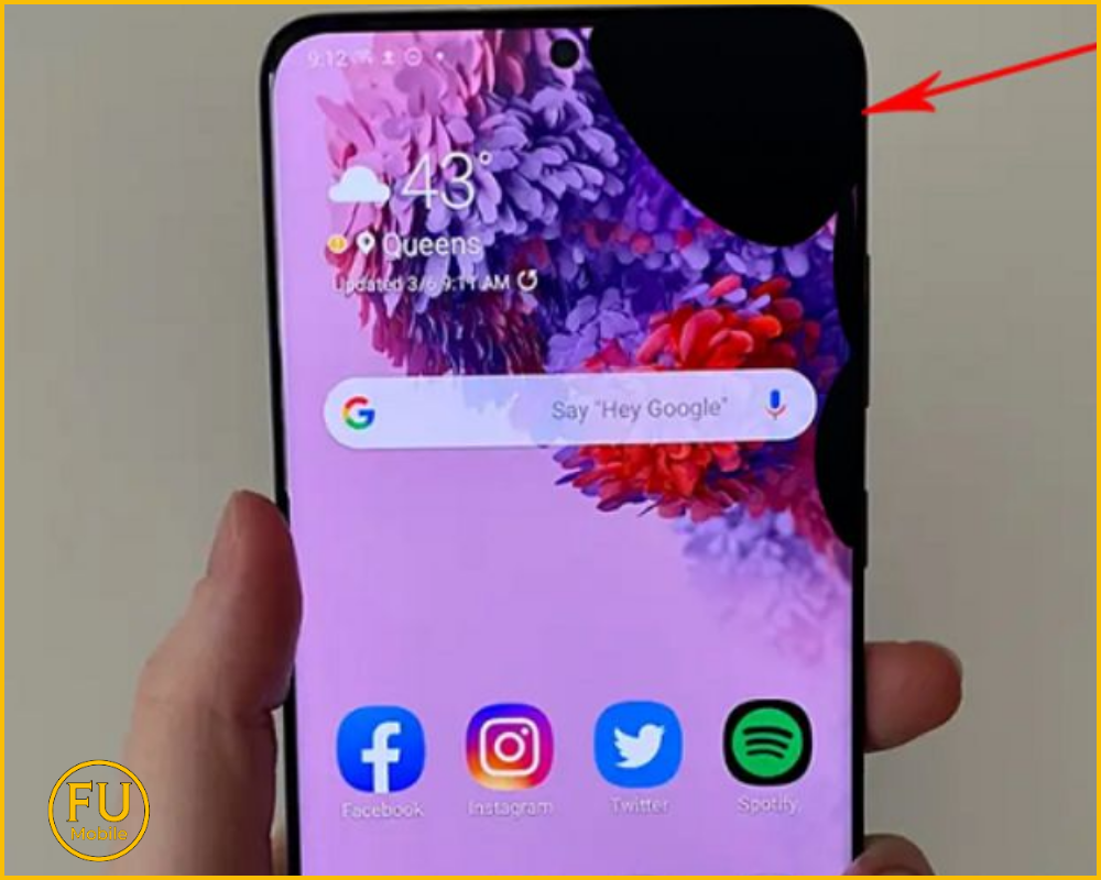 Dấu hiệu màn hình điện thoại bị ố đen, xuất hiện điểm chết