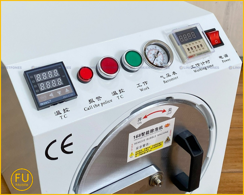 Máy hấp kính để loại bỏ bọt khí