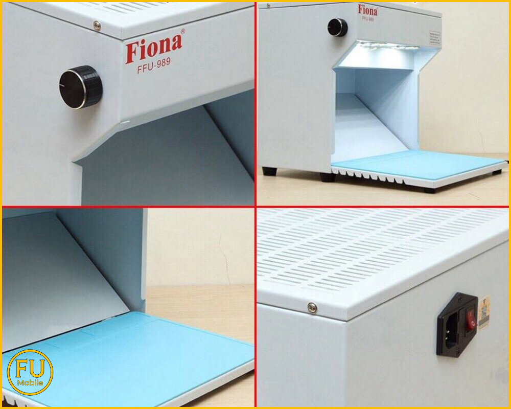 Máy lọc bụi khi ép kính điện thoại