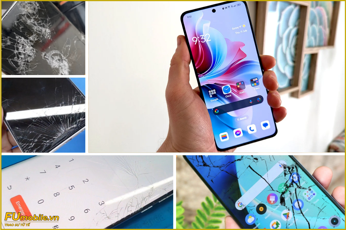 OPPO Reno11 F và các dấu hiệu bể vỡ mặt kính thường gặp