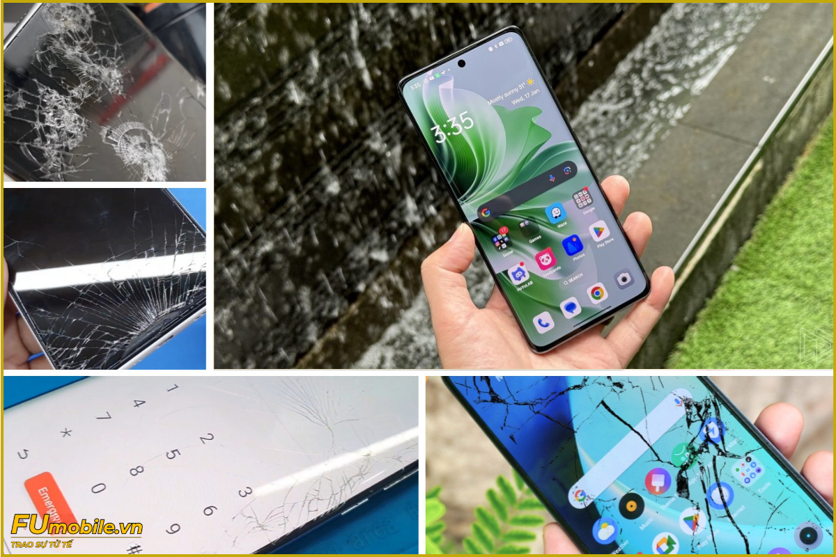 OPPO Reno11 Pro và các dấu hiệu bể vỡ mặt kính thường gặp