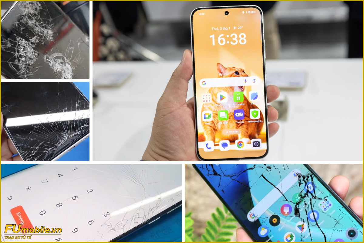 Oppo Reno13 5G và các dấu hiệu bể vỡ mặt kính thường gặp
