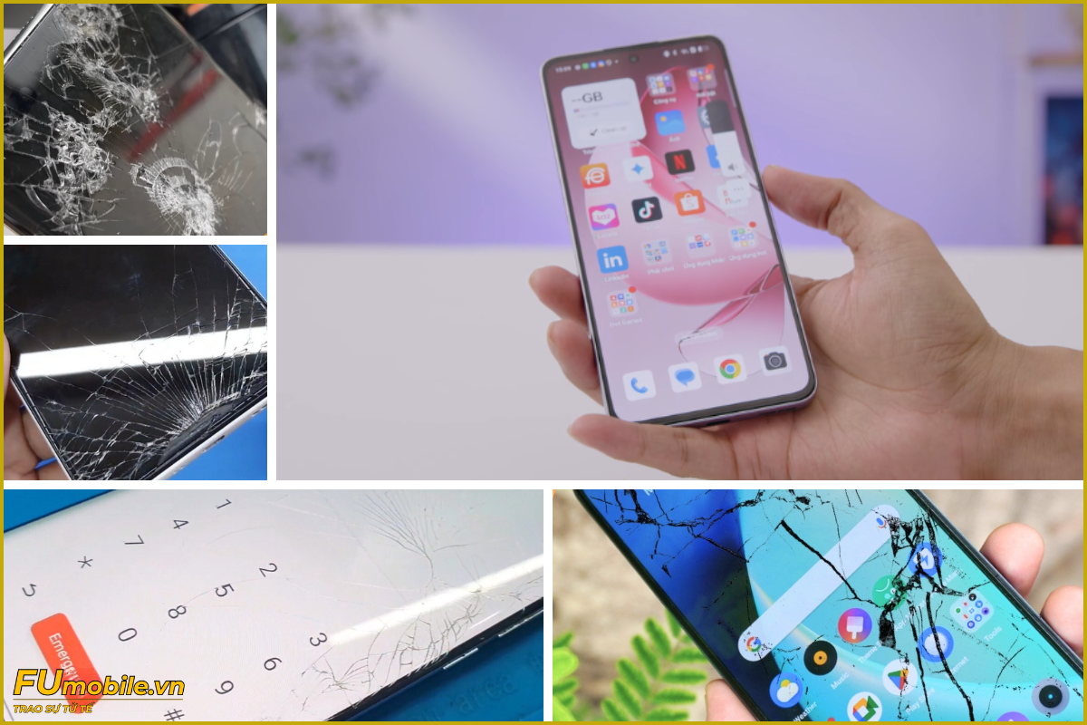 Oppo Reno13 F 5G và các dấu hiệu bể vỡ mặt kính thường gặp