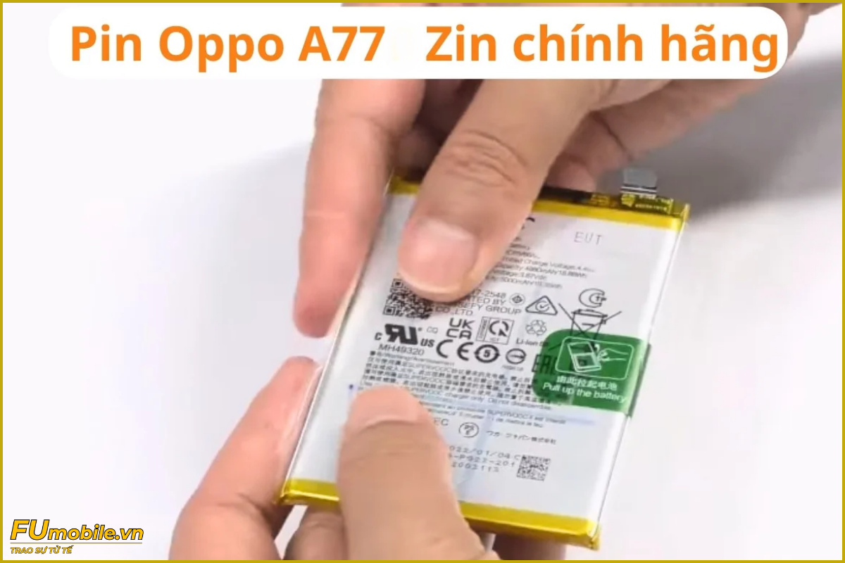 Pin OPPO A77 zin chính hãng
