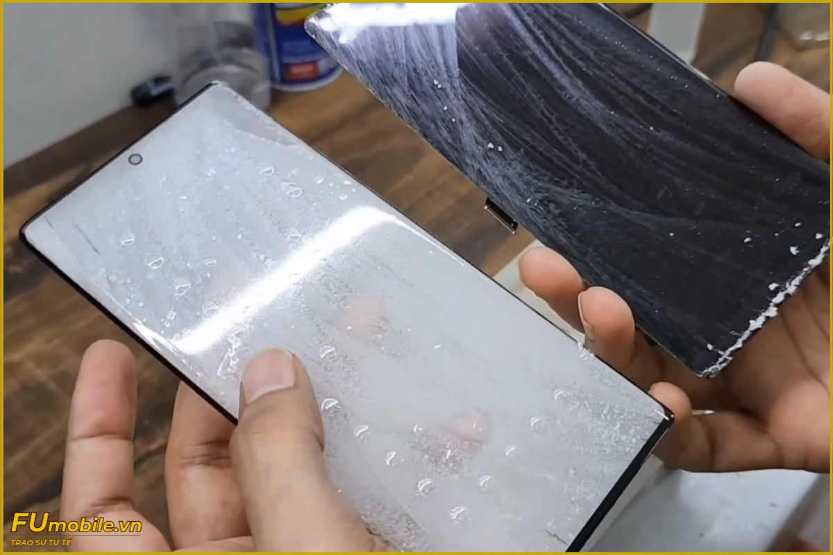 Quy trình ép kính OPPO Find X6 chuyên nghiệp