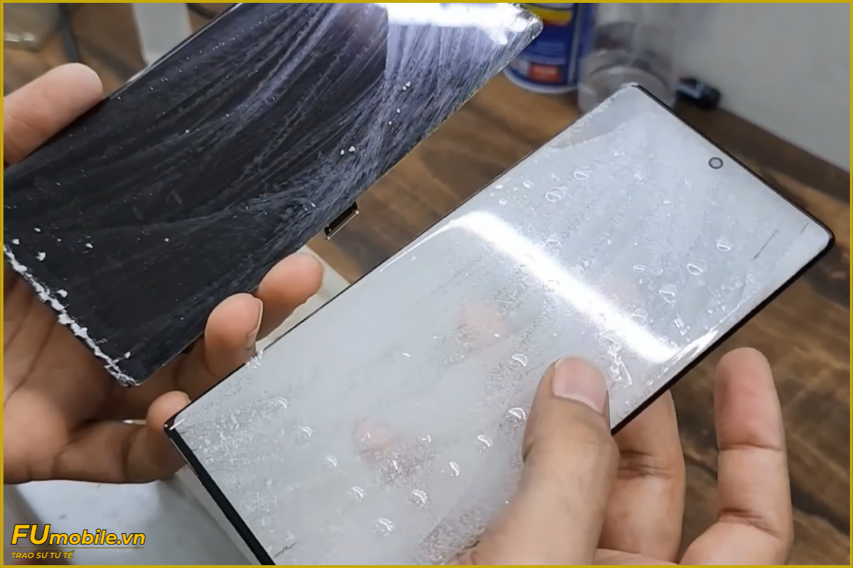 Quy trình ép kính OPPO Find X6 Pro chuyên nghiệp