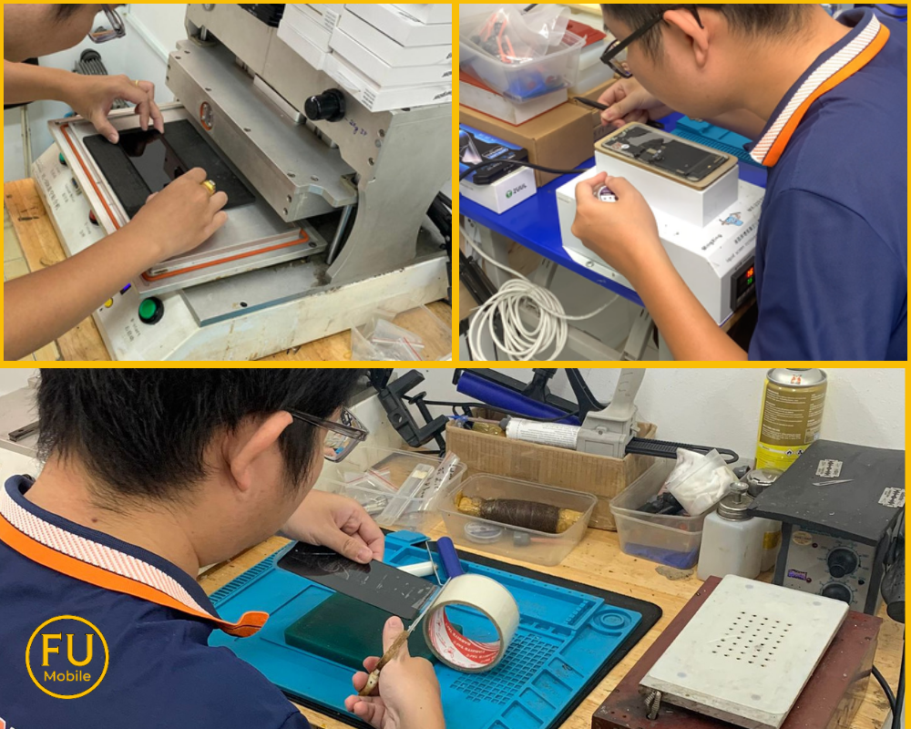 Quy trình ép kính Samsung Galaxy