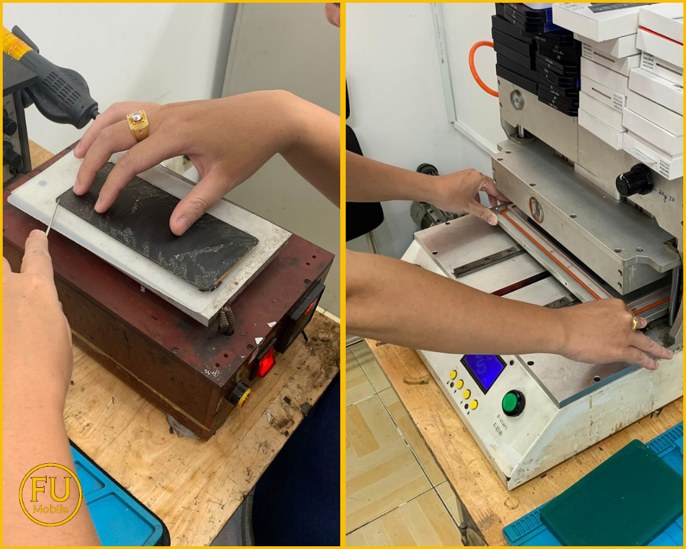 Quy trình thay kính Samsung Galaxy M16 tại FUmobile