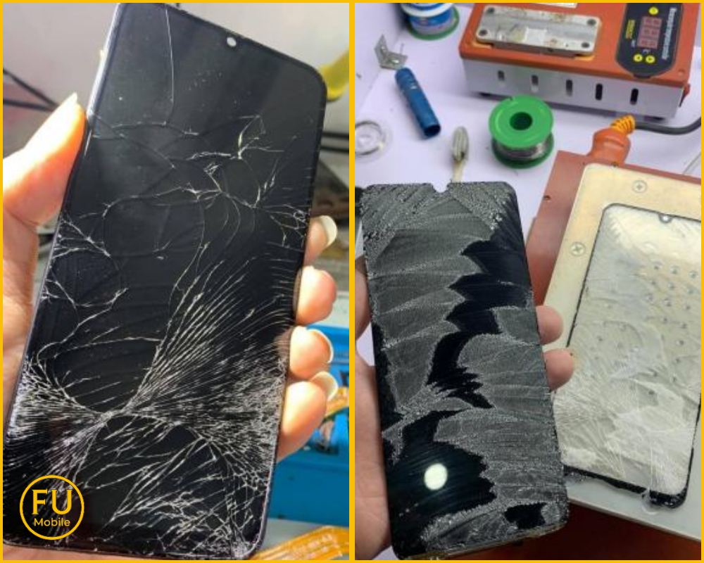 Quy trình thay kính Samsung Galaxy A02 tại FUmobile