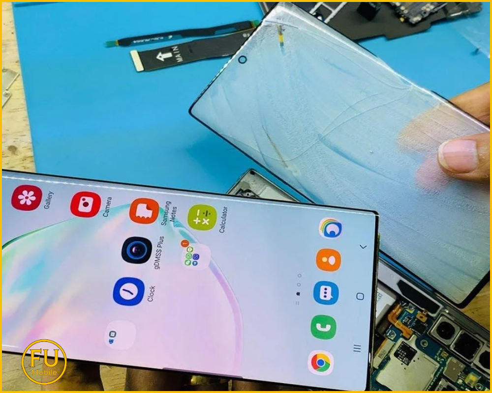 Quy trình thay mặt kính Samsung Galaxy Note 9 tại FUmobile