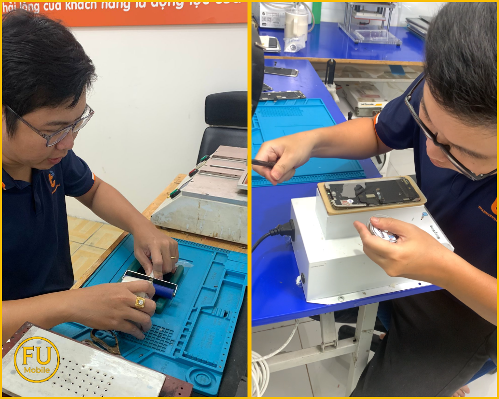 Quy trình thay kính Samsung Galaxy A71 chuẩn tại FUmobile 
