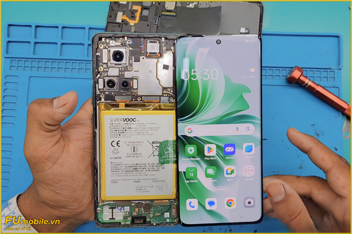 Quy trình thay màn hình OPPO Reno11 5G