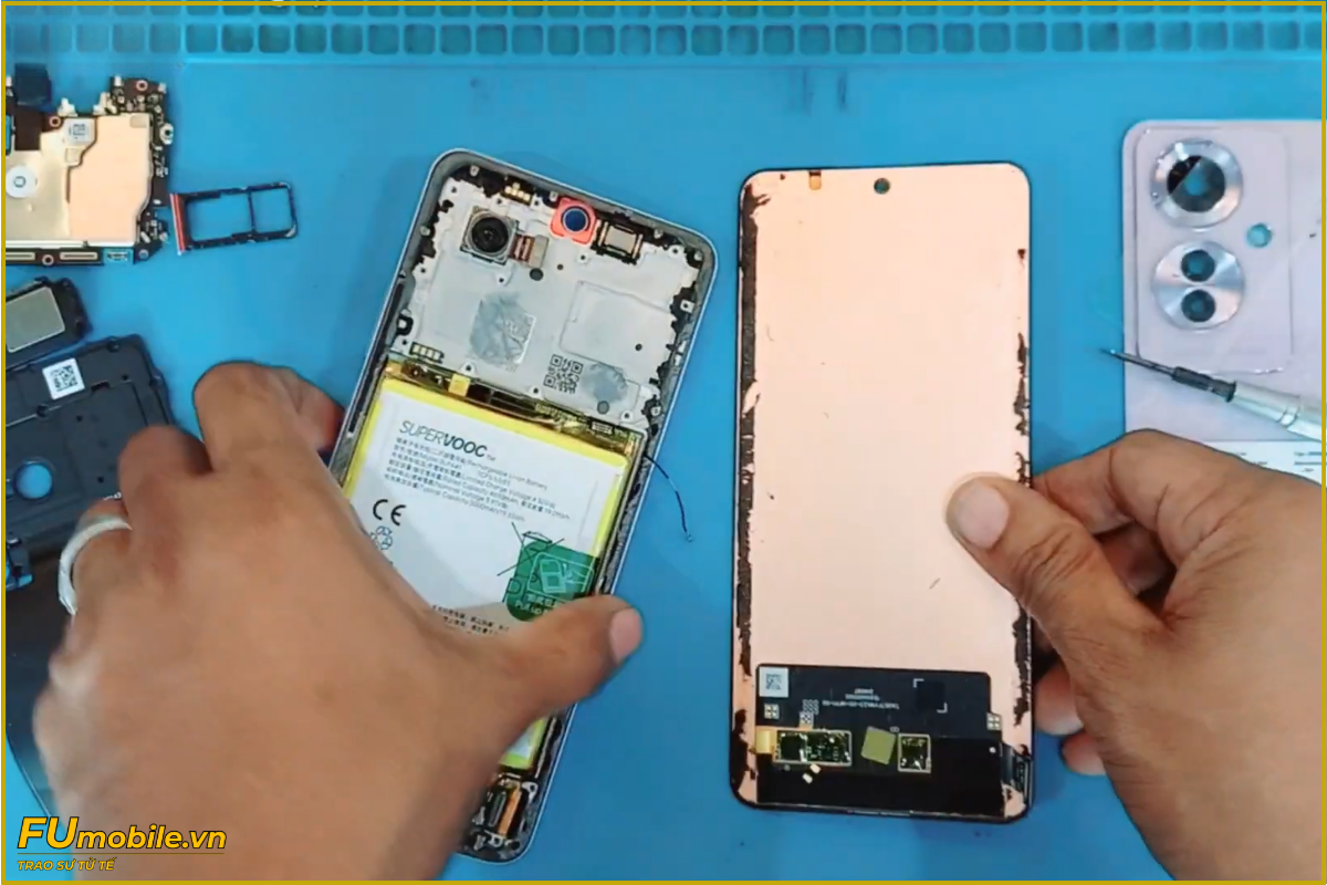Quy trình thay màn hình OPPO Reno11 F 5G