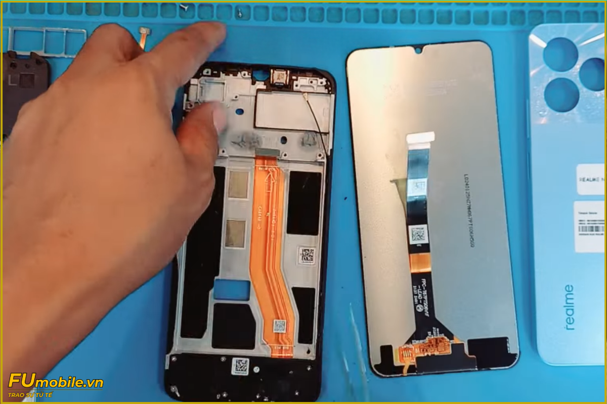 Quy trình thay màn hình Realme Note 50