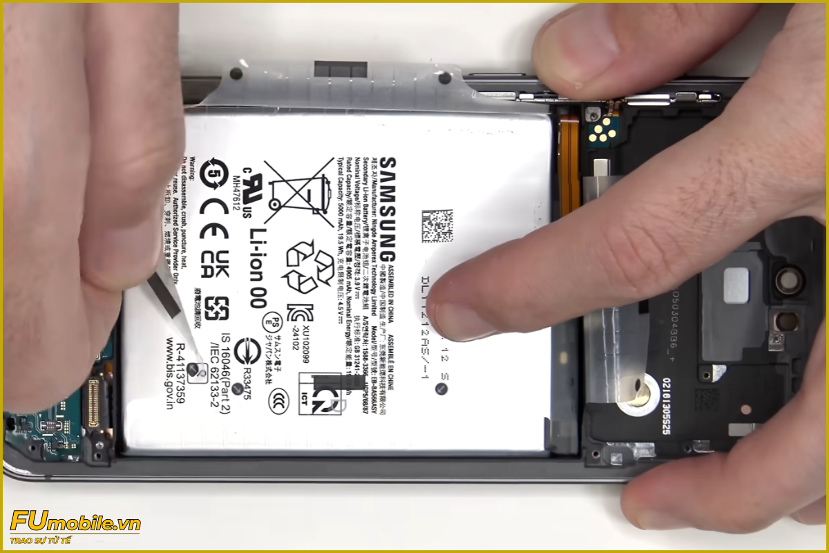 Quy trình thay pin Samsung A56 5G