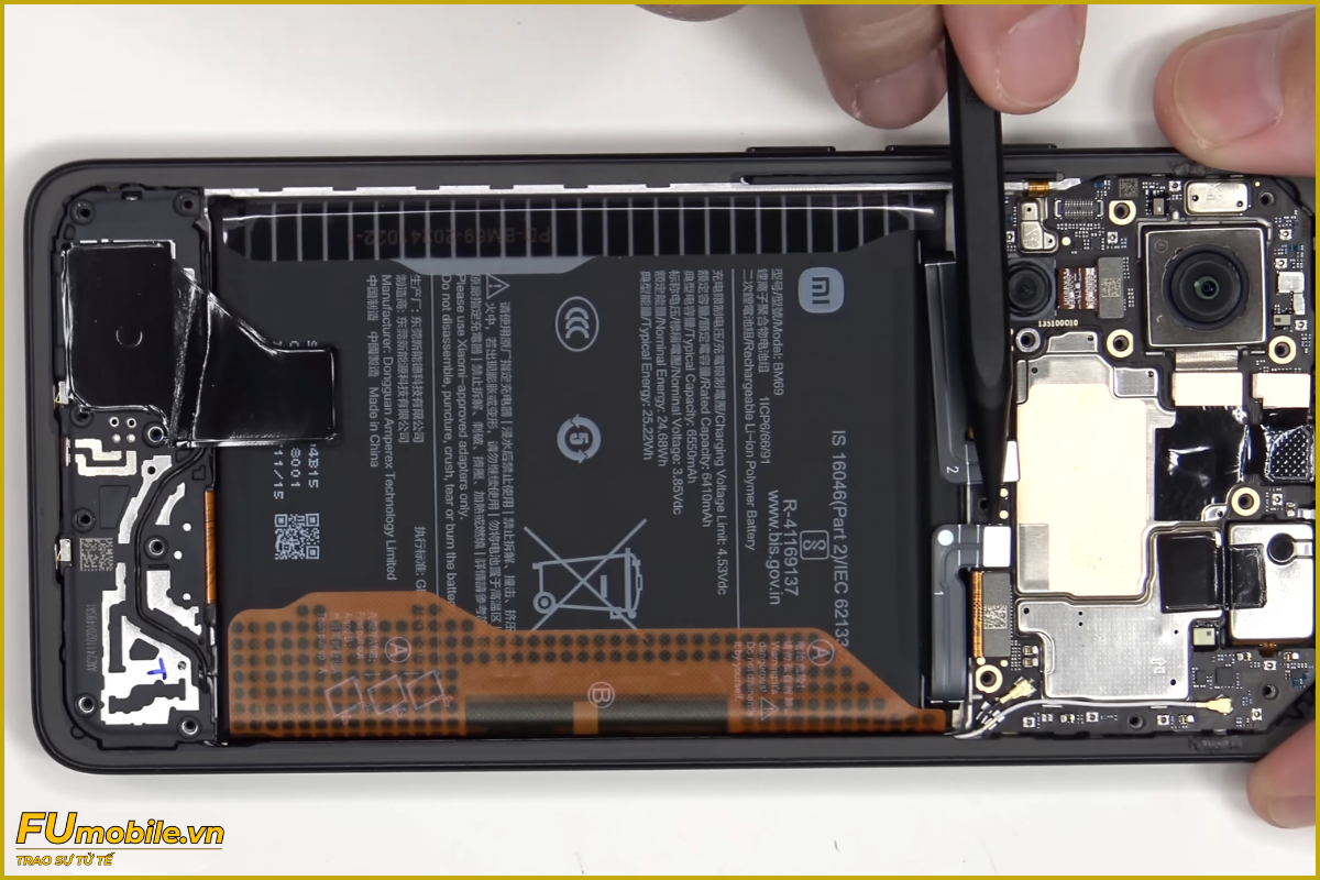 Quy trình thay pin Xiaomi POCO X7 Pro