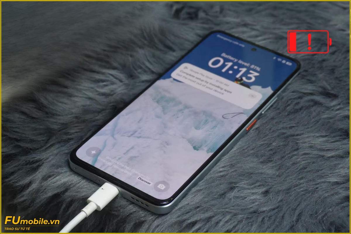 Realme 14 5G lỗi pin sạc không vào