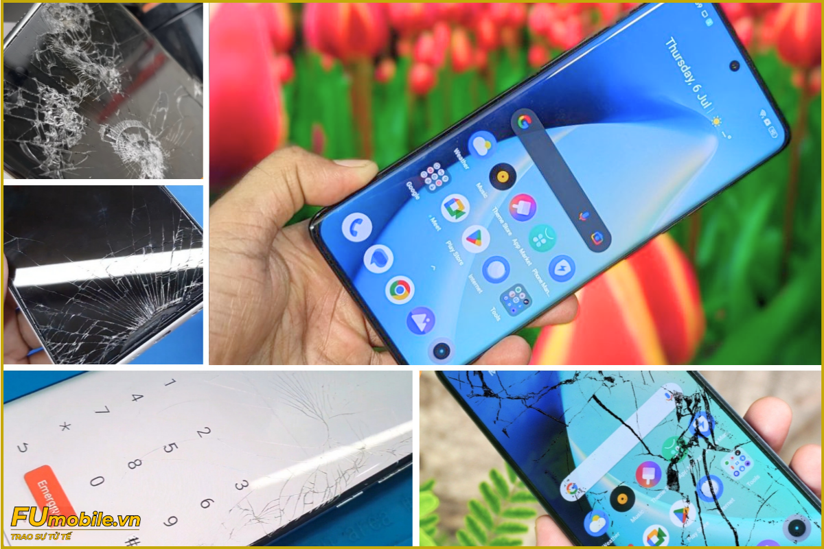 Realme Narzo 60 Pro và các dấu hiệu bể vỡ mặt kính thường gặp