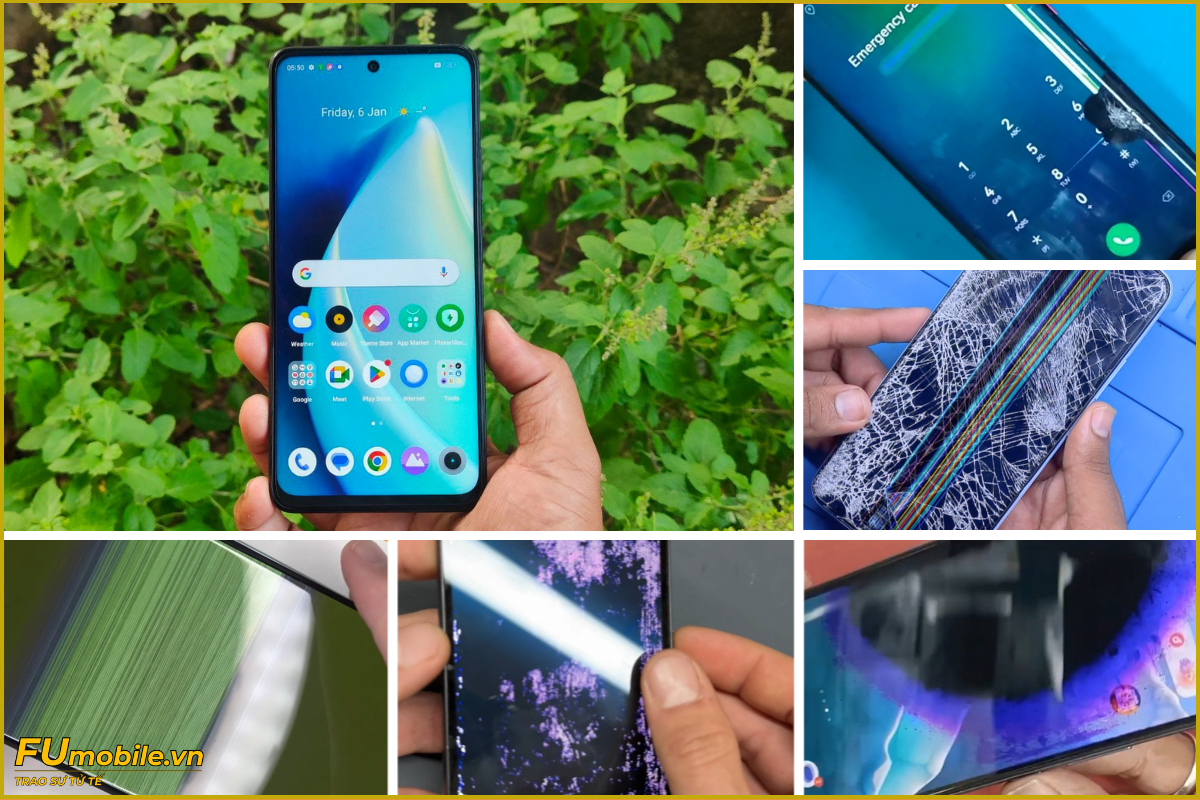Realme Narzo 60X và các lỗi màn hình thường gặp