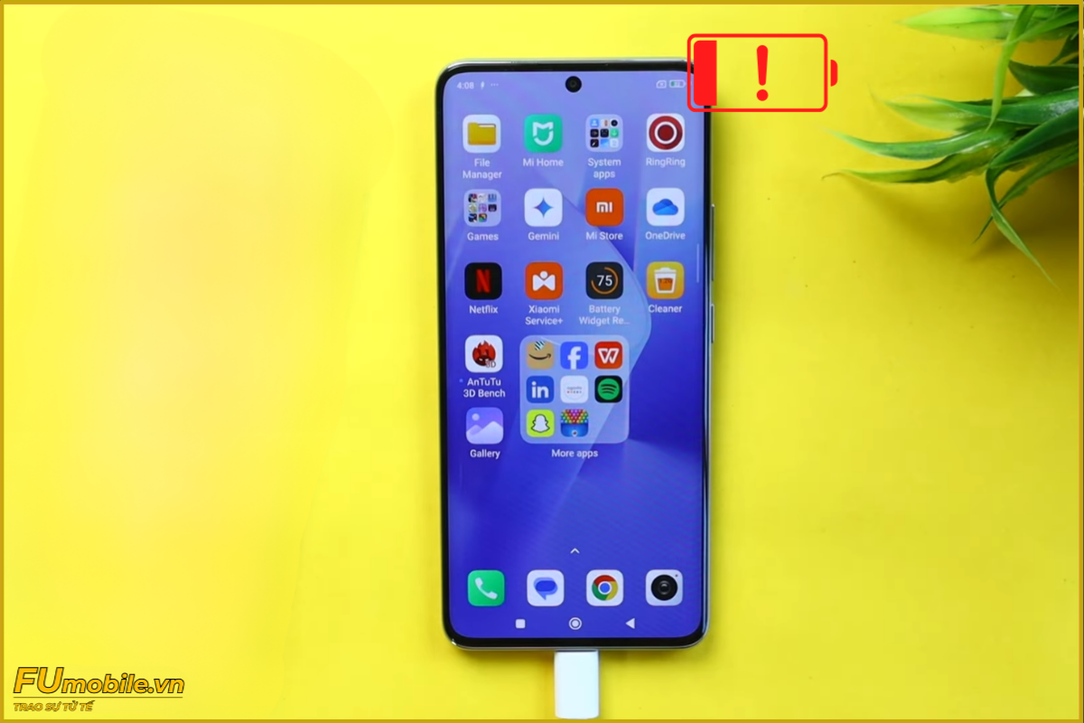Redmi Note 14 Pro Plus 5G lỗi pin sạc không vào